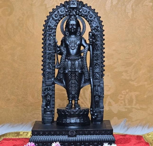 Ayodhya Ram lala Murti (3D), 6 inches, Glossy finish